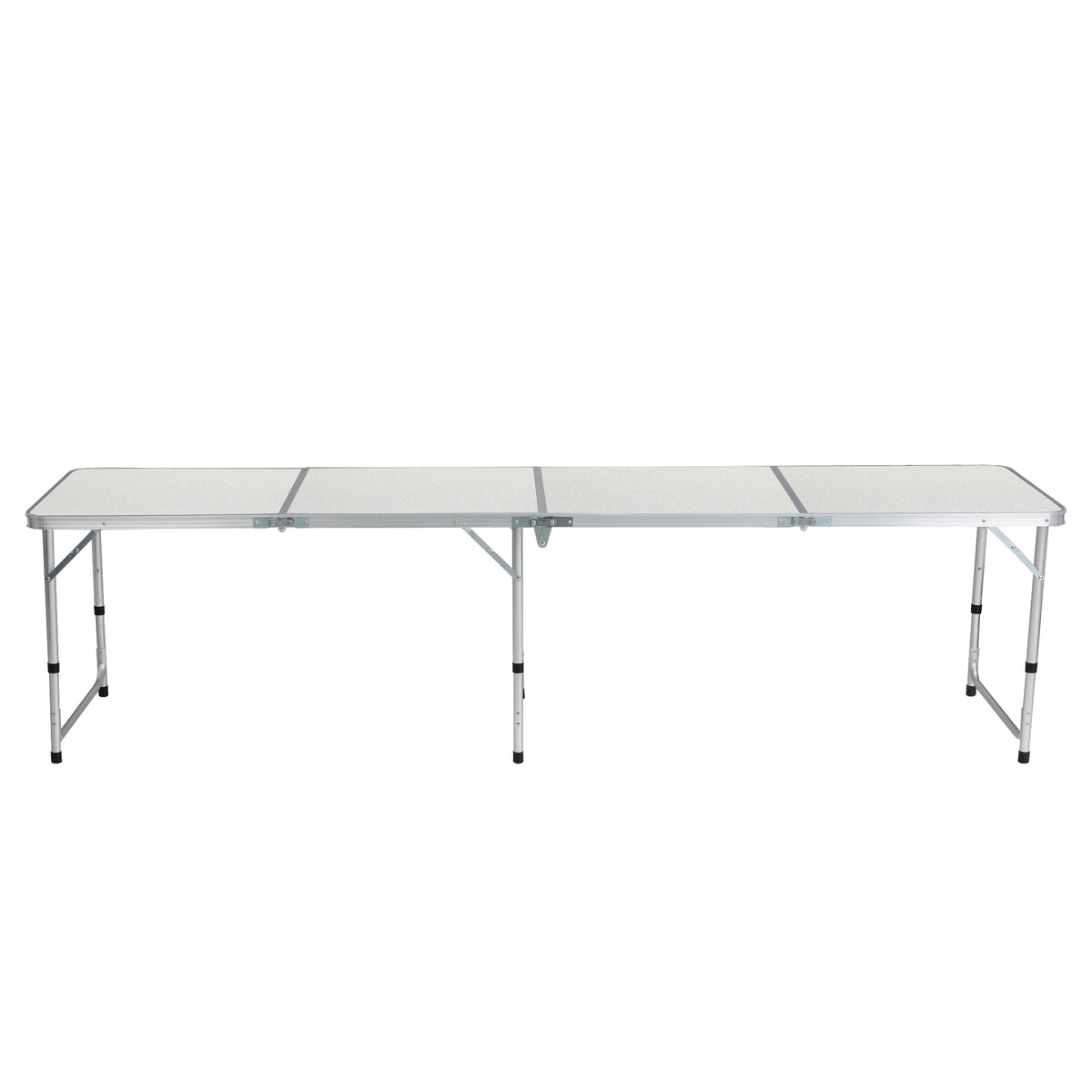 Weisshorn Folding Camping Table 240CM Portable Outdoor Picnic BBQ Aluminium Desk