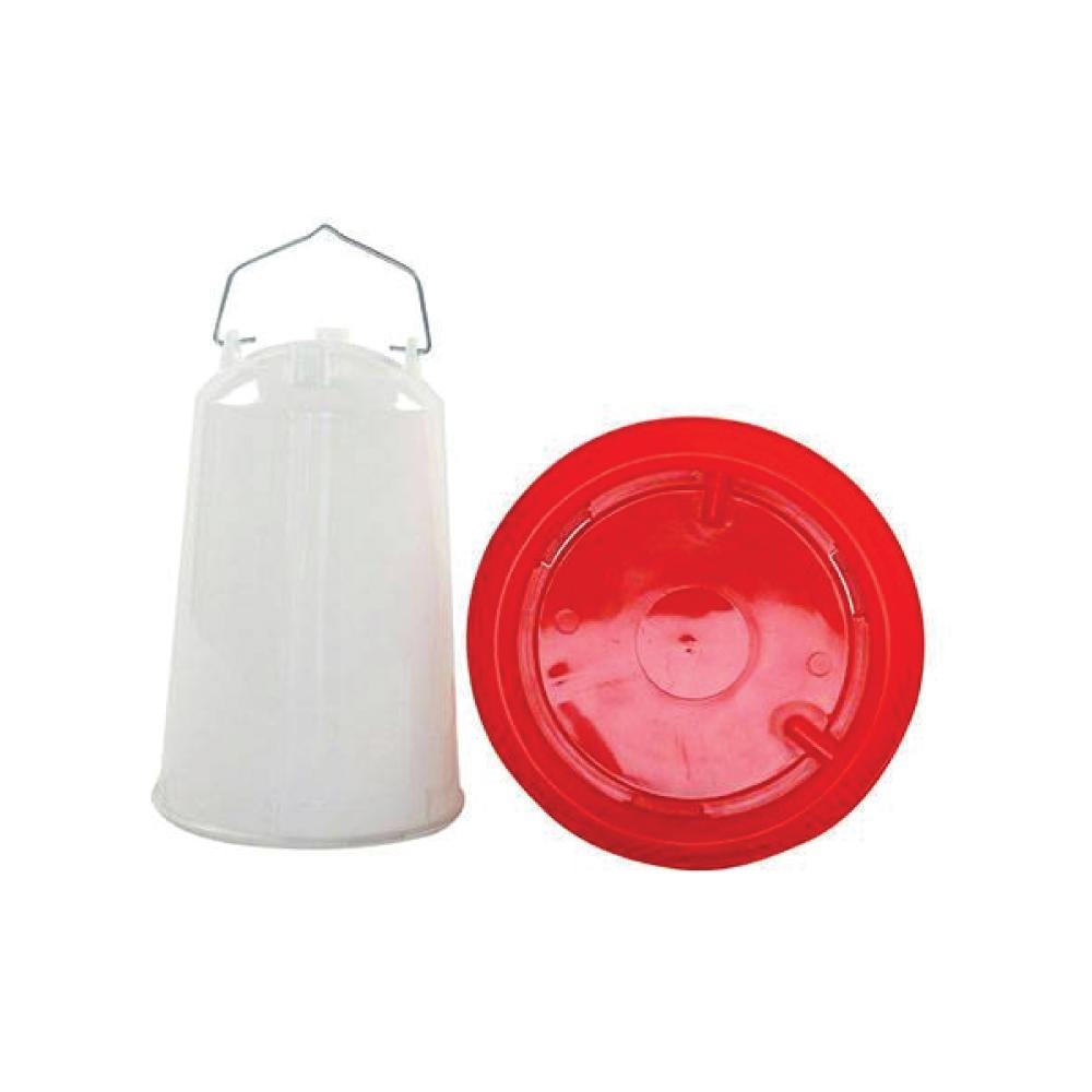 Rooster Farms Automatic Chicken Feeder - Poultry Hen Chook Feeding Seed Bucket