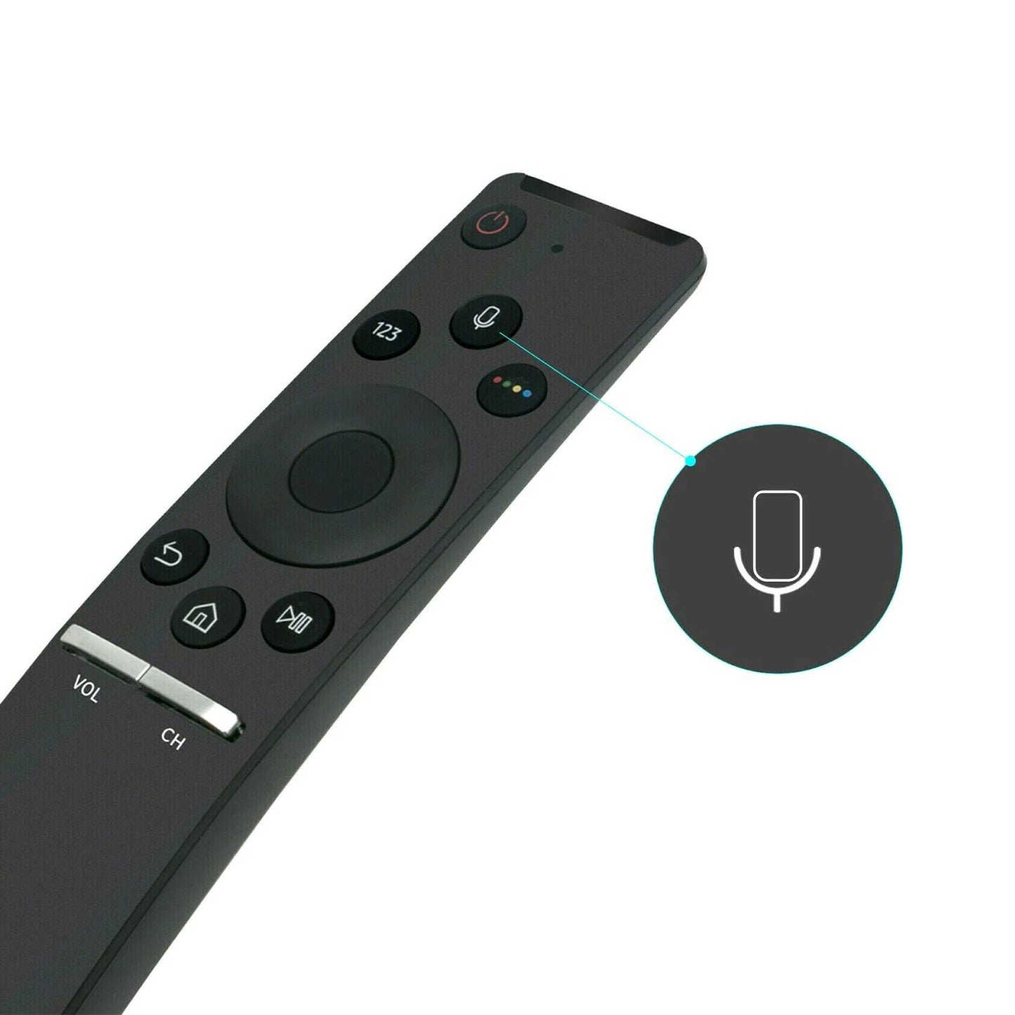 Chunghop 4K UHD Bluetooth Voice Remote Replacement for Samsung BN59-01259B