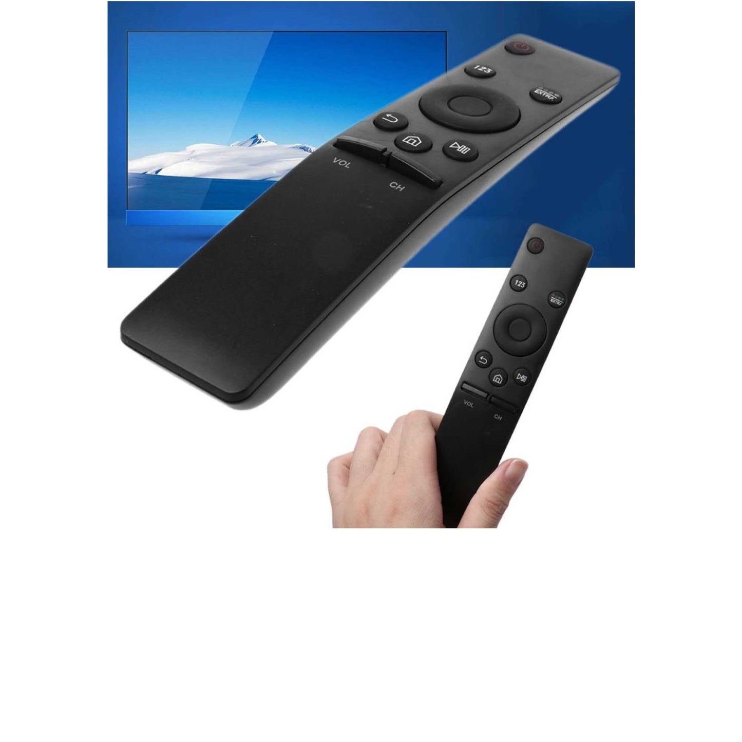Chunghop 4K UHD Remote Replacement For Samsung Control BN59-01259B No Bluetooth