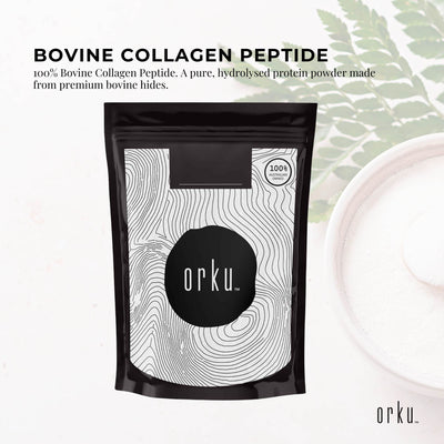 Collagen Powder - Bovine Hydrolysate Protein Peptide Supplement Unflavoured