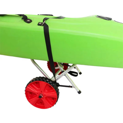 Collapsible Kayak Trolley - Folding Beach Canoe Boat Transporter Cart