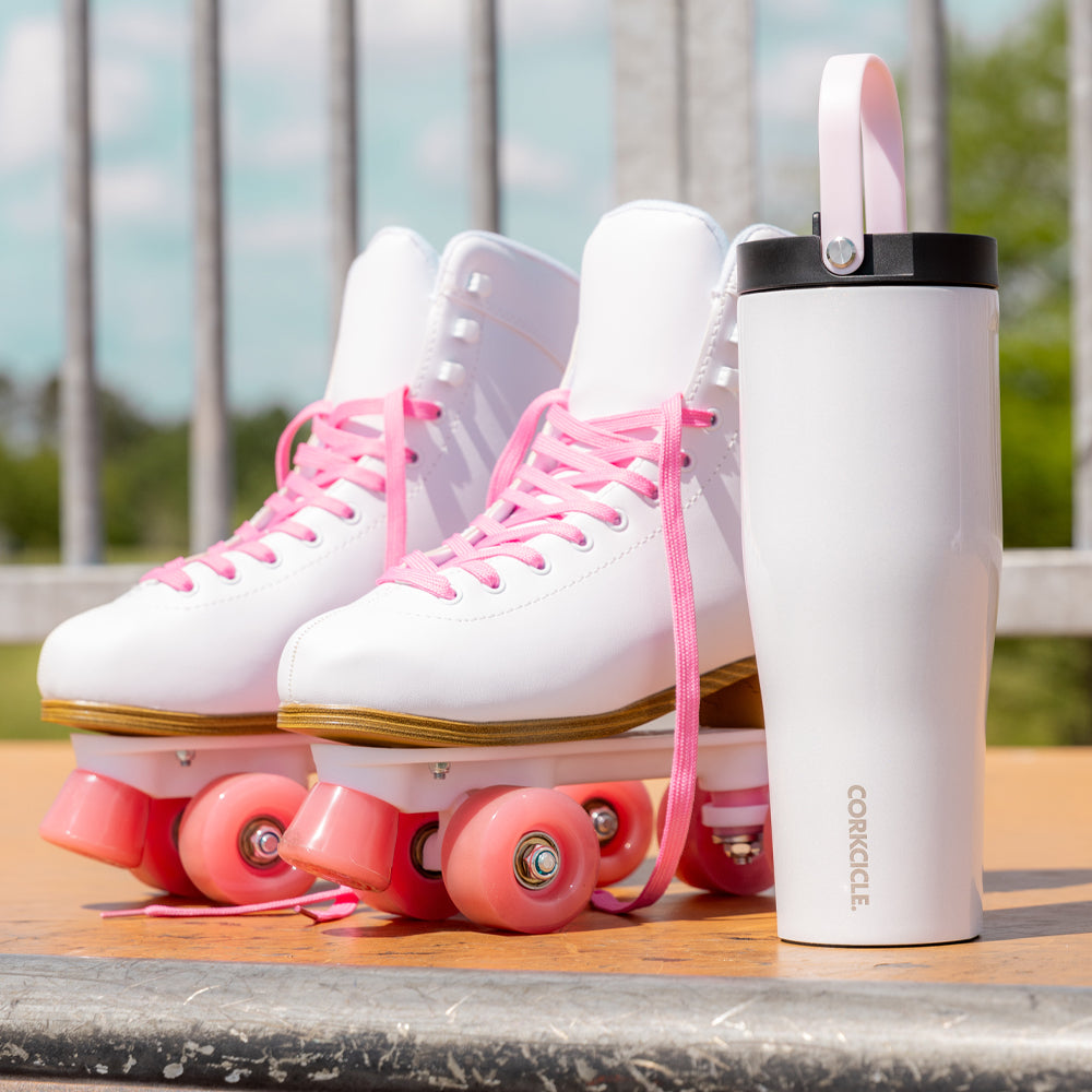 Corkcicle Go Cup XL - 887ml Gloss White