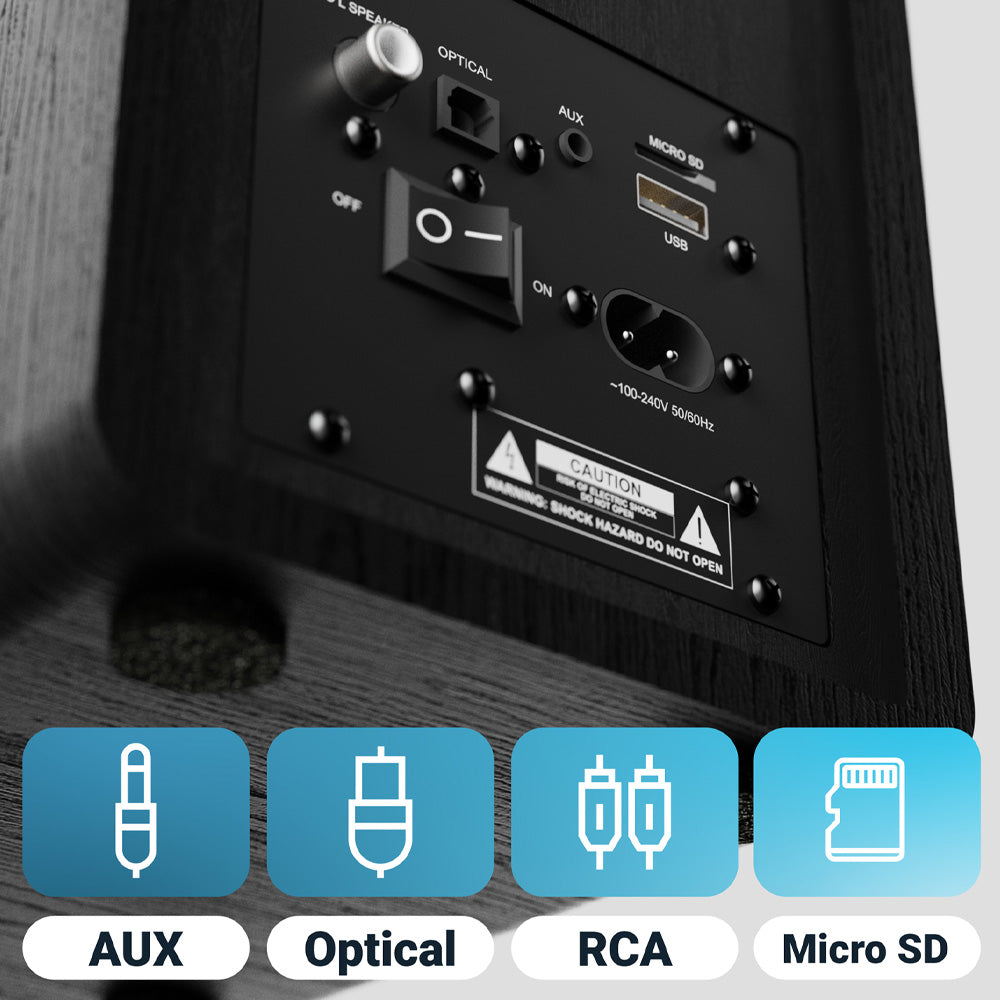 Crosley Cruiser Bluetooth Portable Turntable - Blush Pink + Bundled Majority D40X Bluetooth Speakers