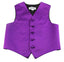 Dark Purple Boys Junior Vest Adjustable Waistcoat