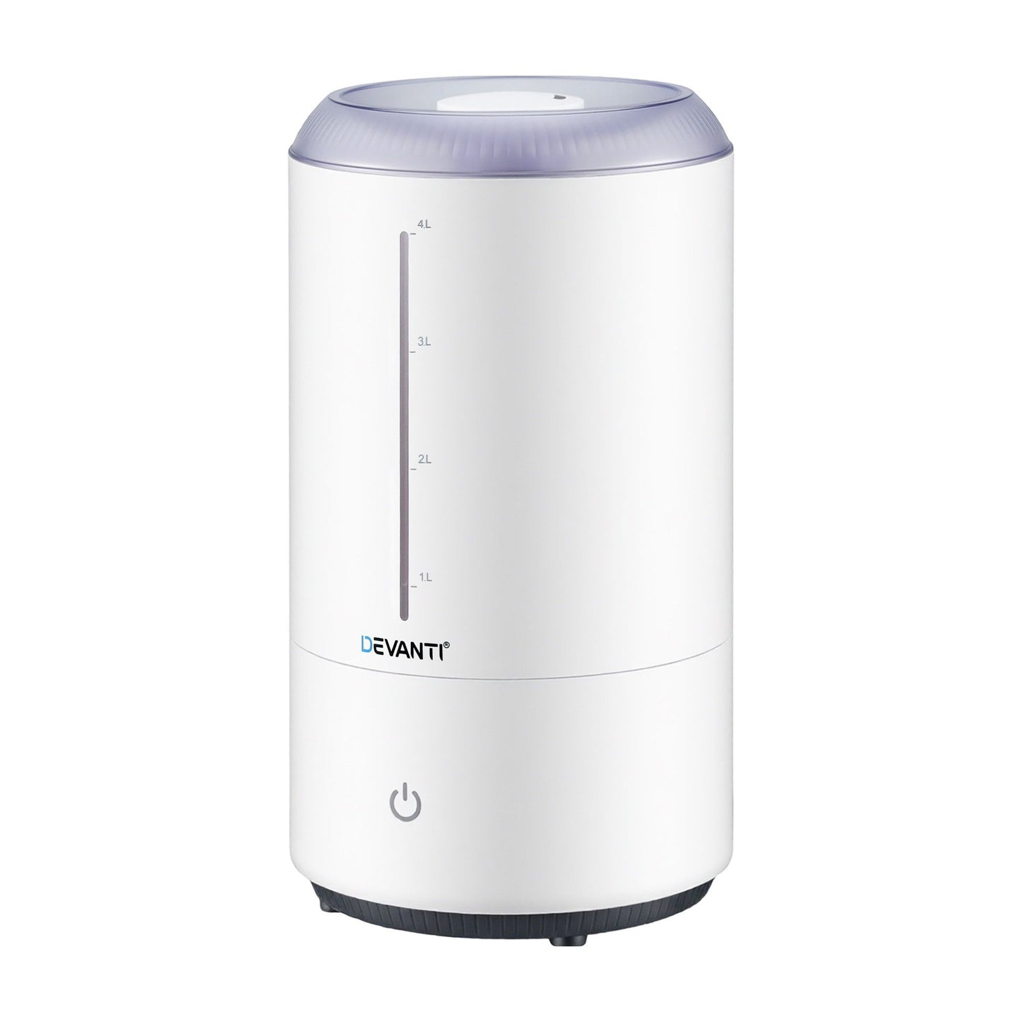Devanti Ultrasonic Humidifier Aroma Diffuser Top Fill Quiet Bedroom 4L White