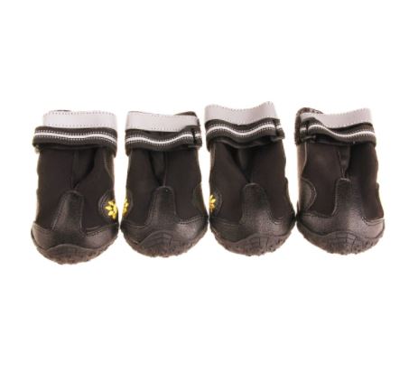 Dog Boots Shoes Puppy Pet High Performance Booties Paw Protection Black Red New