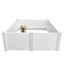 Dog Whelping Box 1.15m x 1.15m x 0.48m - Puppy Birthing PVC Pen
