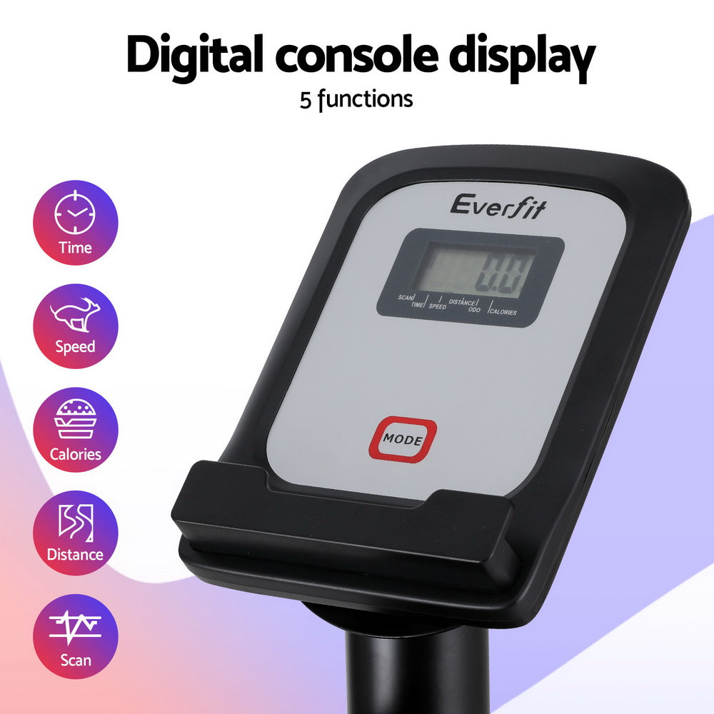 Everfit Under Desk Exercise Bike Magnetic Resistance Cardio workouts 120kg Capacity