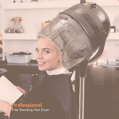 Ellie & Ruby Free Standing Hair Dryer Hood Bonnet Adjustable Salon Hairdryer