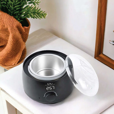 Ellie and Ruby 500ml Automatic Wax Warmer Pot - Electronic Wax Heater Black