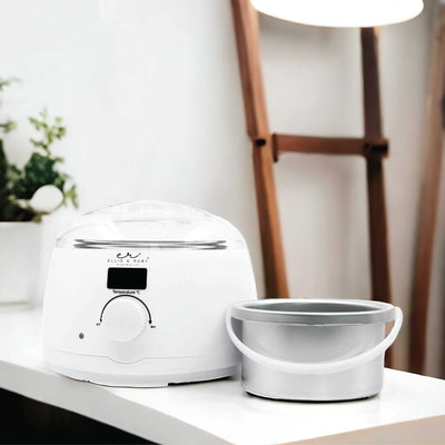 Ellie and Ruby 500ml Automatic Wax Warmer Pot - Electronic Wax Heater White