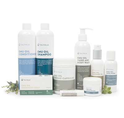 Emu Oil Products - Oils Capsules Soaps Skin Moisturisers Creams Collection