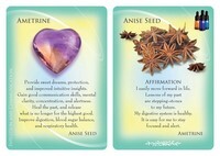 Essential Oils and Gemstone Guardians Cards