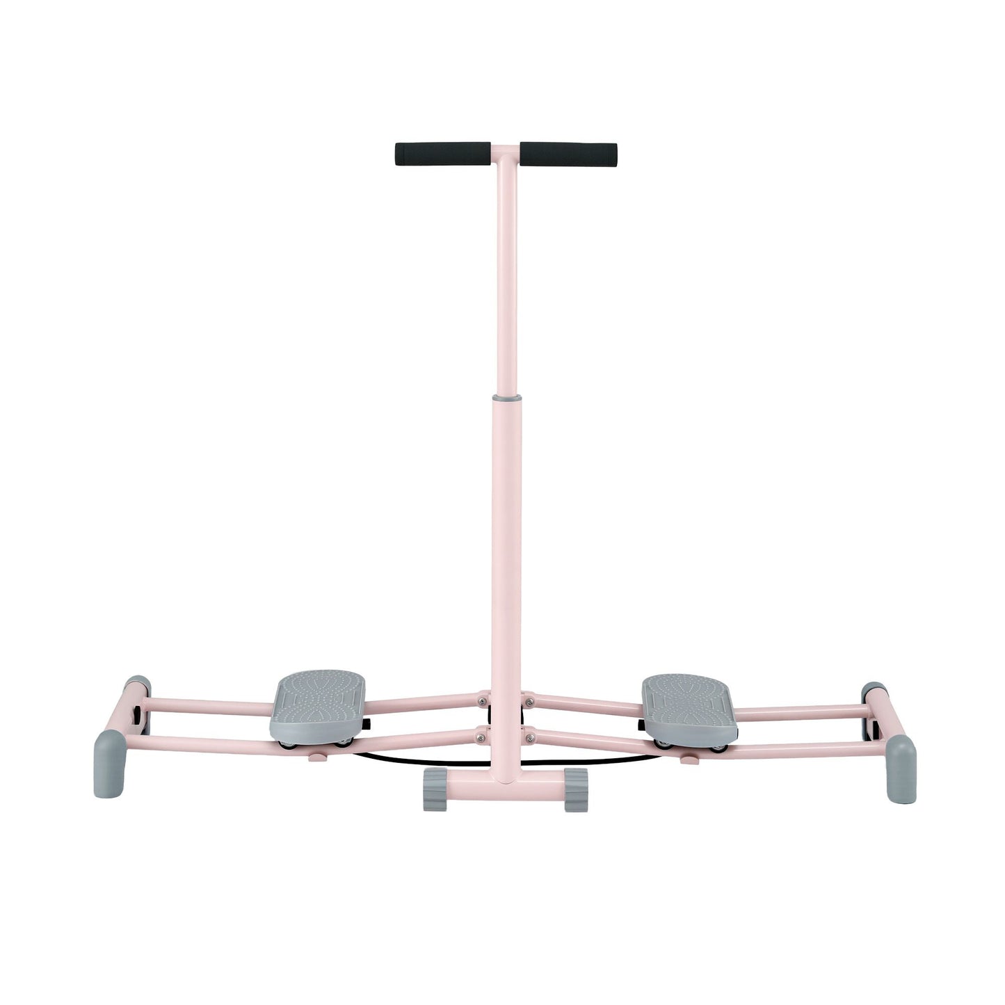 Everfit Foldable Ski Exercise Machine Leg Thigh Trainer Home Fitness Cardio Pink