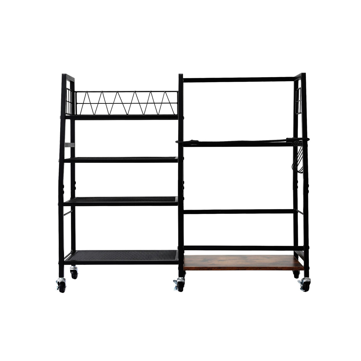 Everfit Golf Bag Storage Rack Golf Organizer Hold 1 Bags 4 Shelves