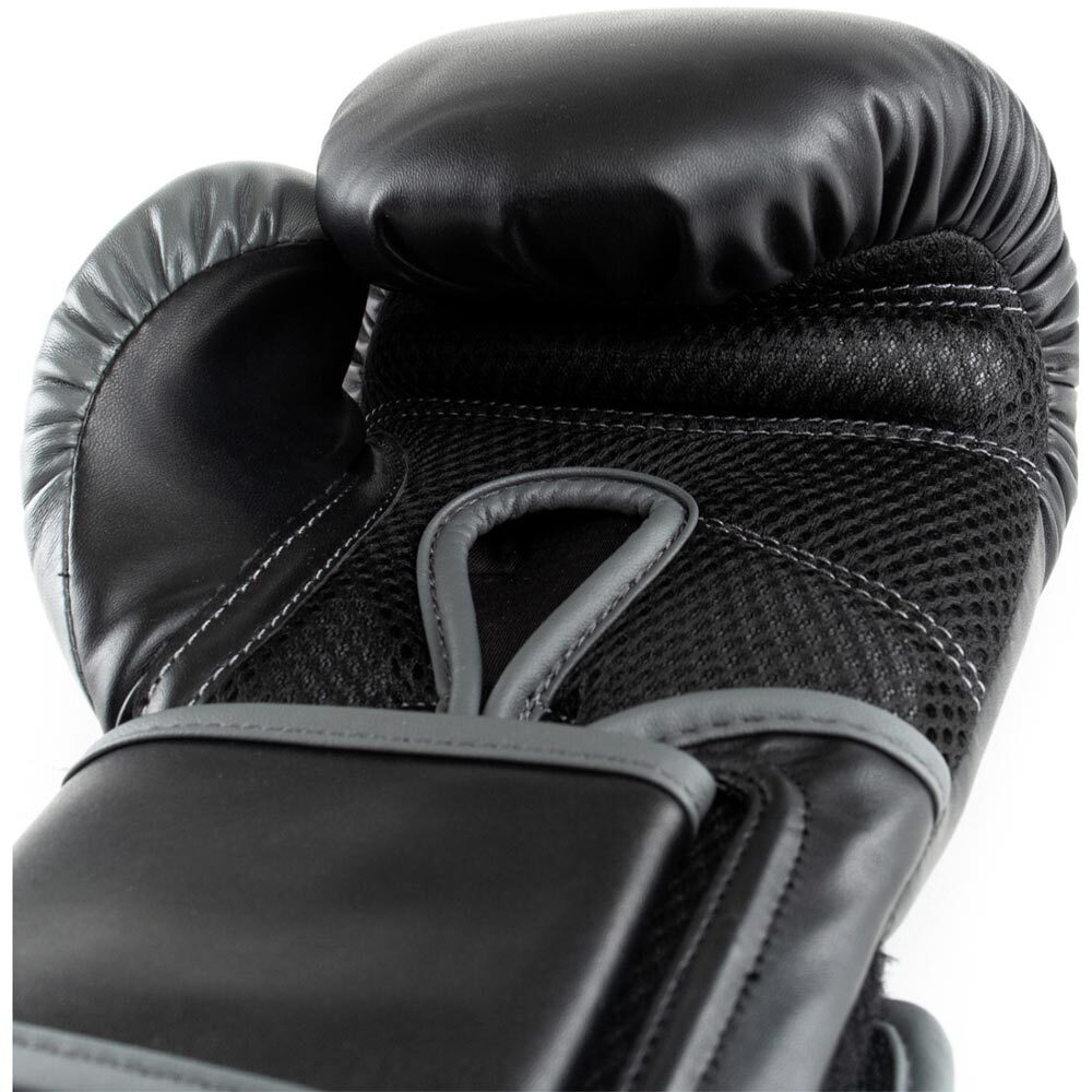 Everlast Powerlock2 Training Boxing Gloves 12Oz Black/Grey