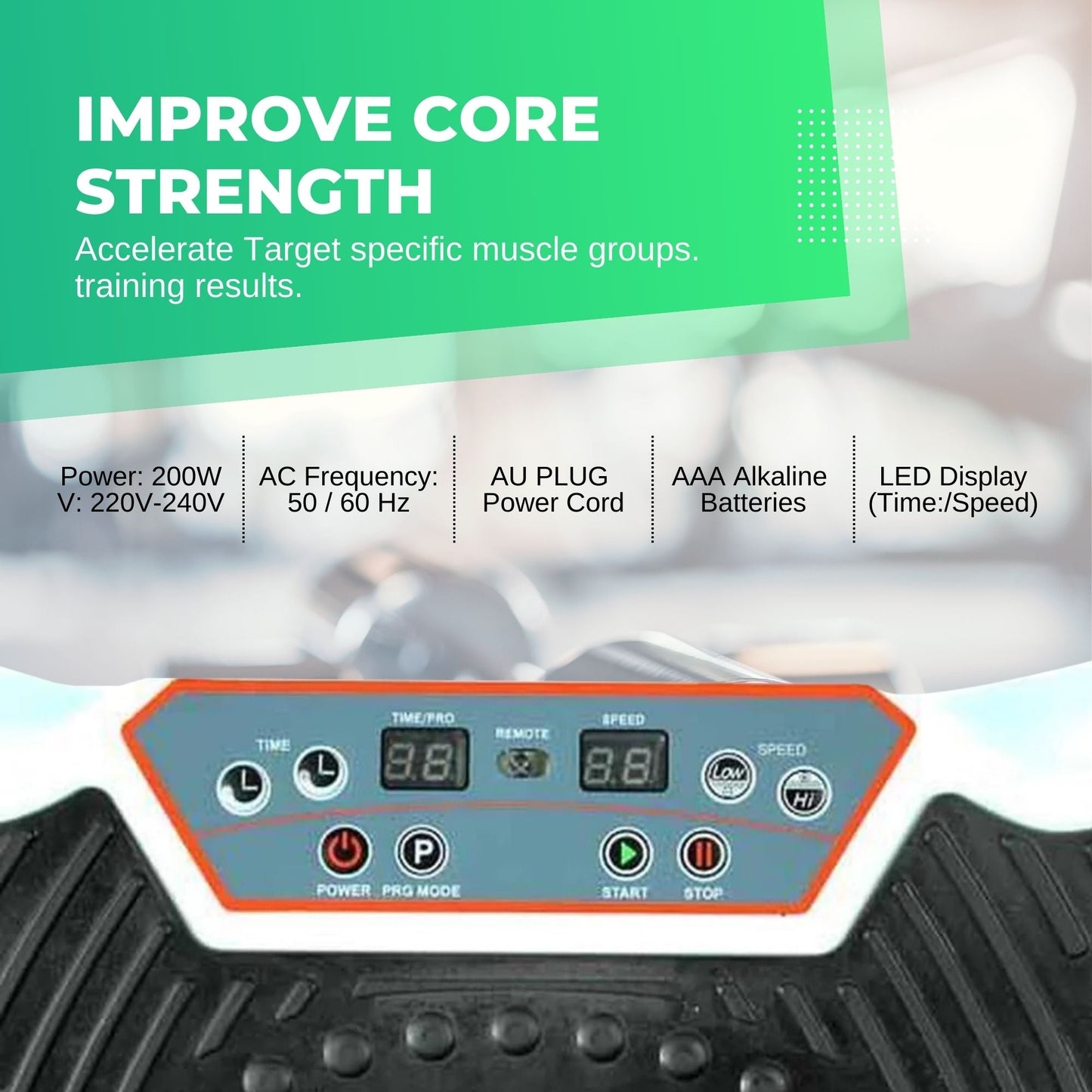 Exercise Vibration Machine Platform - Fitness Vibrating Plate - Body Workout