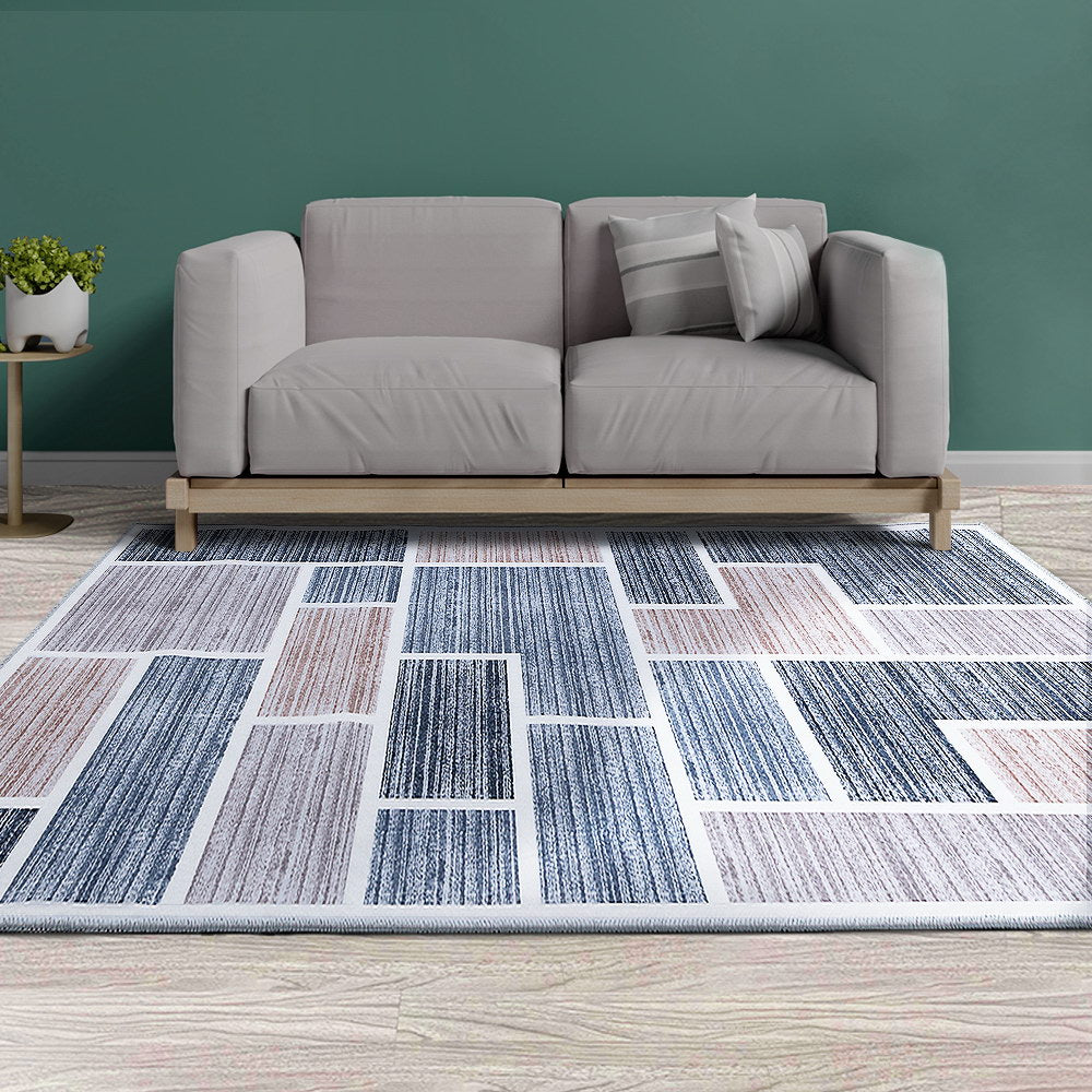 Artiss Rug 120x170cm Area Rug Large Carpet Soft Short Pile Modern Oblo