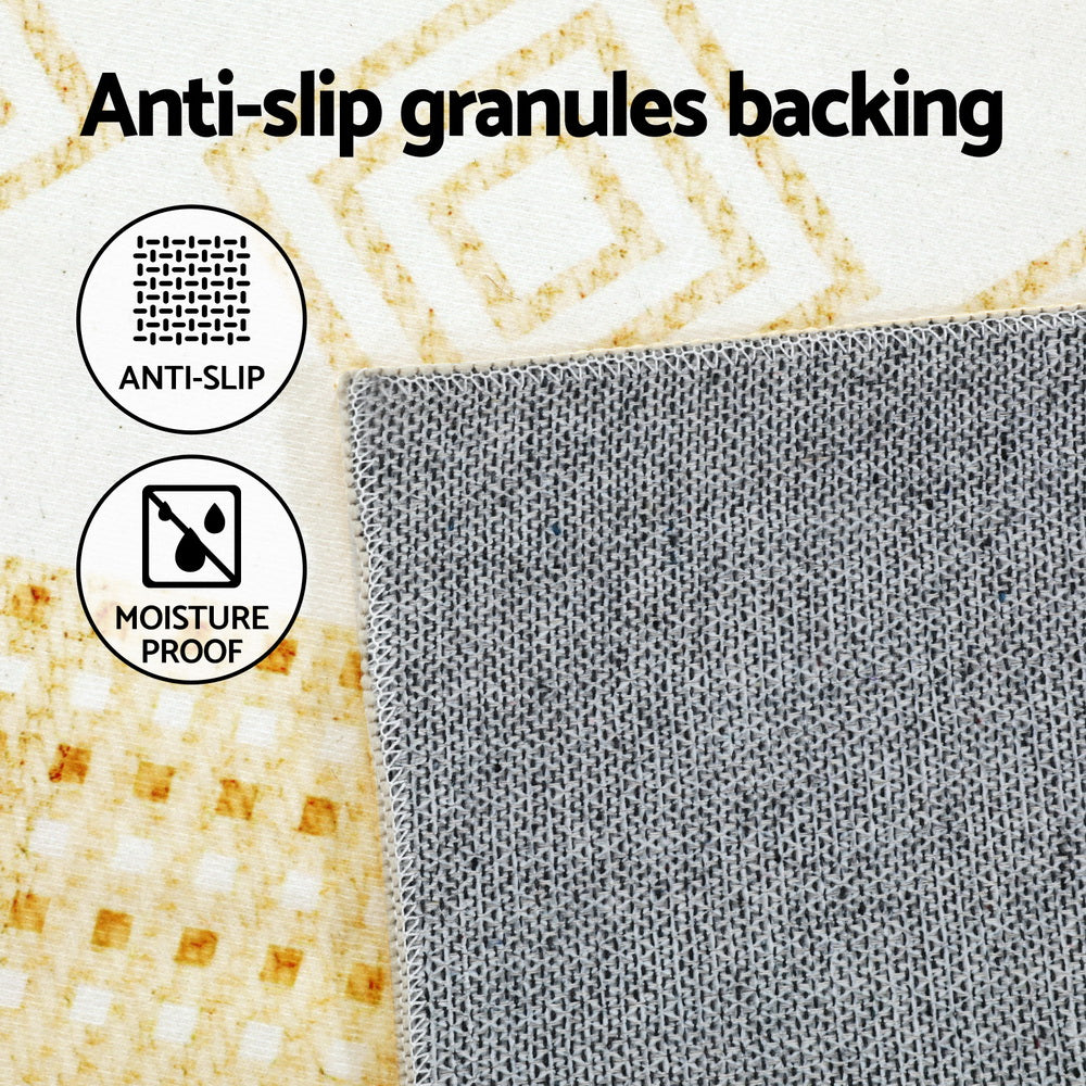 Artiss Rug 200x290cm Area Rug Washable Mat Large Carpet Soft Short Pile Ella