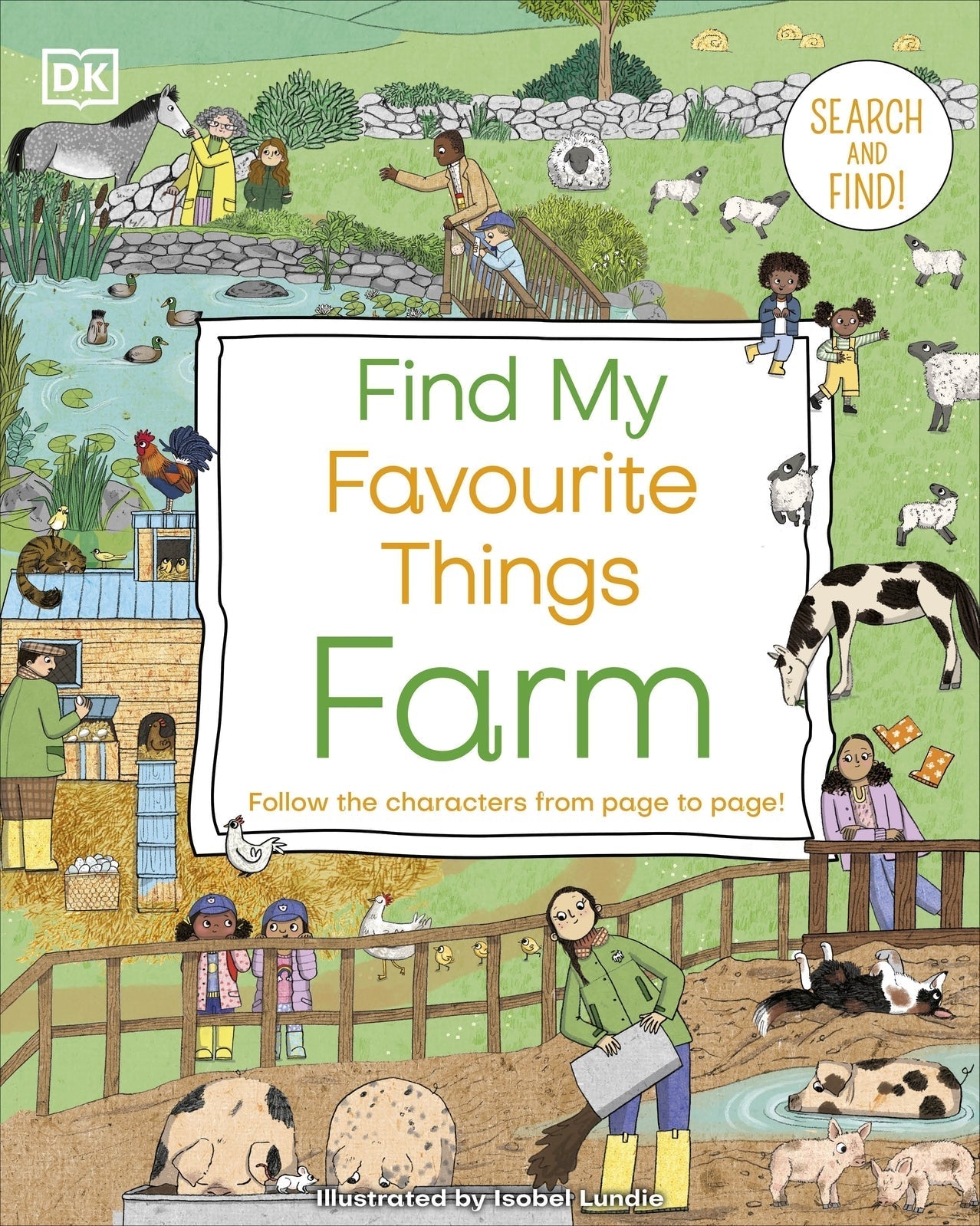 Find My Favourite Things Farm: Search and Find! Follow the Characters From Page to Page!