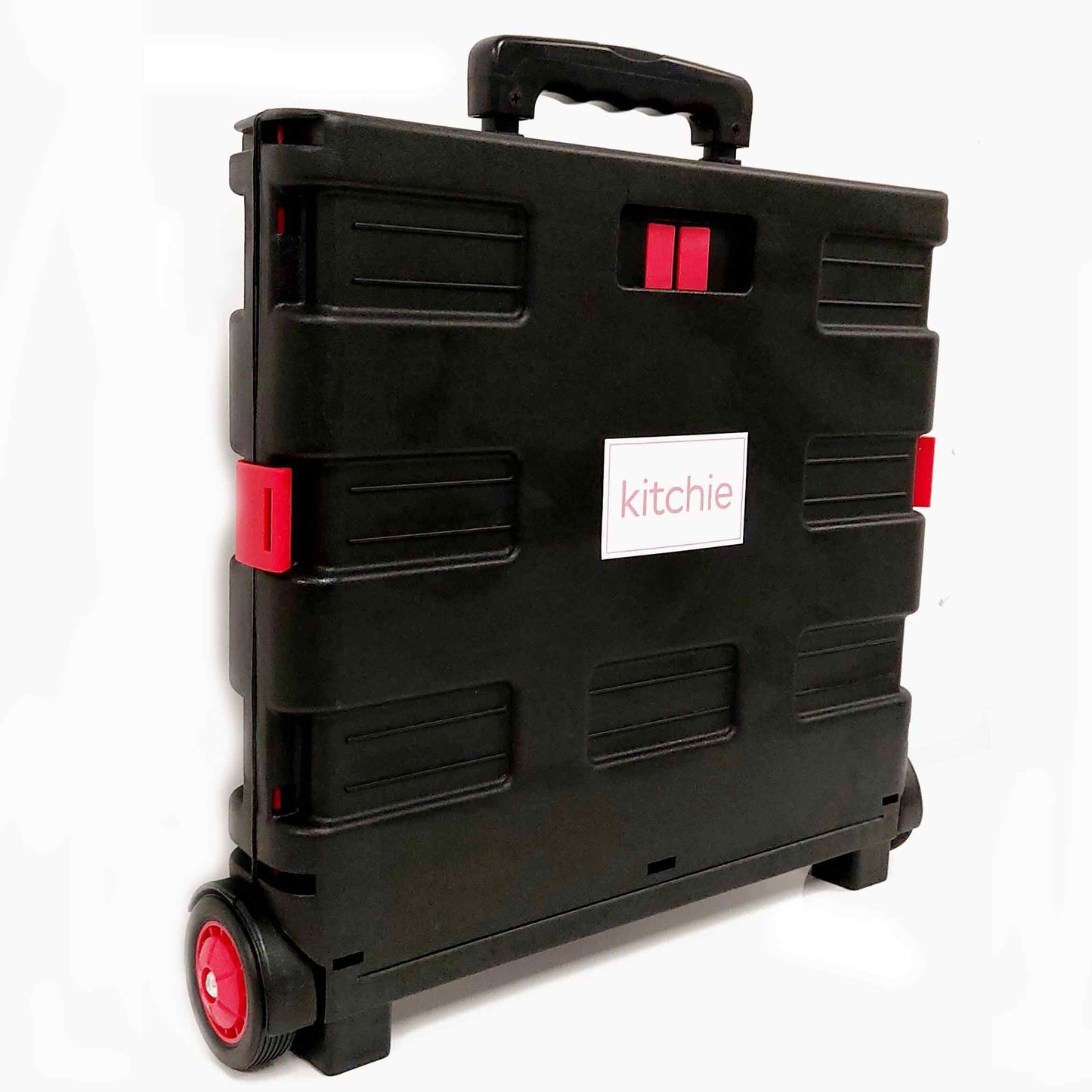 Foldable Shopping Cart Sizes - Portable Collapsible Wheeled Folding Trolley Crate