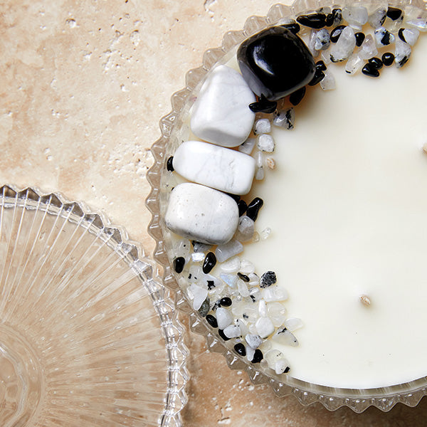 Full Moon Crystal Candle - Extra Large