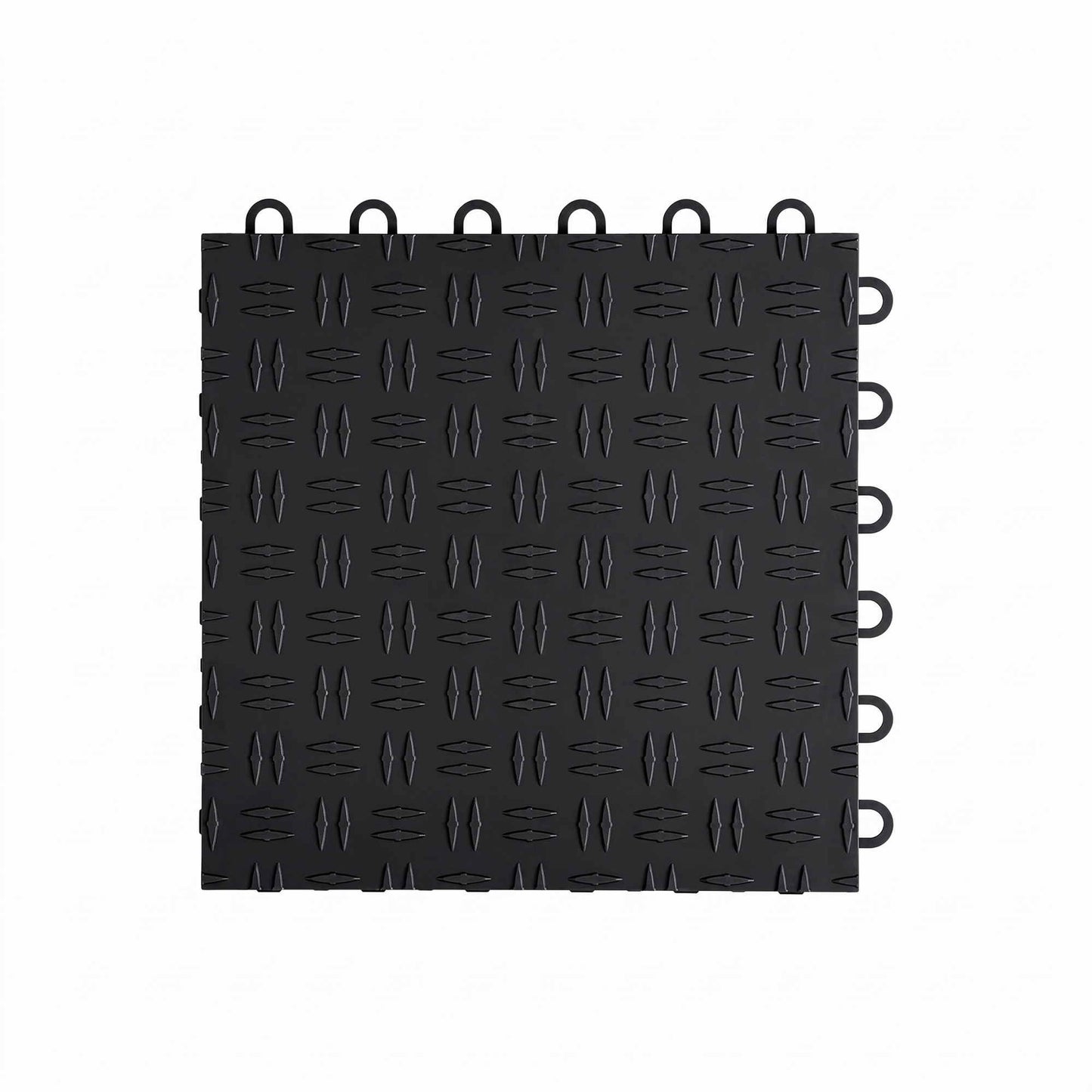 Giantz Garage Floor Tiles Interlocking PP Flooring 25PCS 30x30cm Black