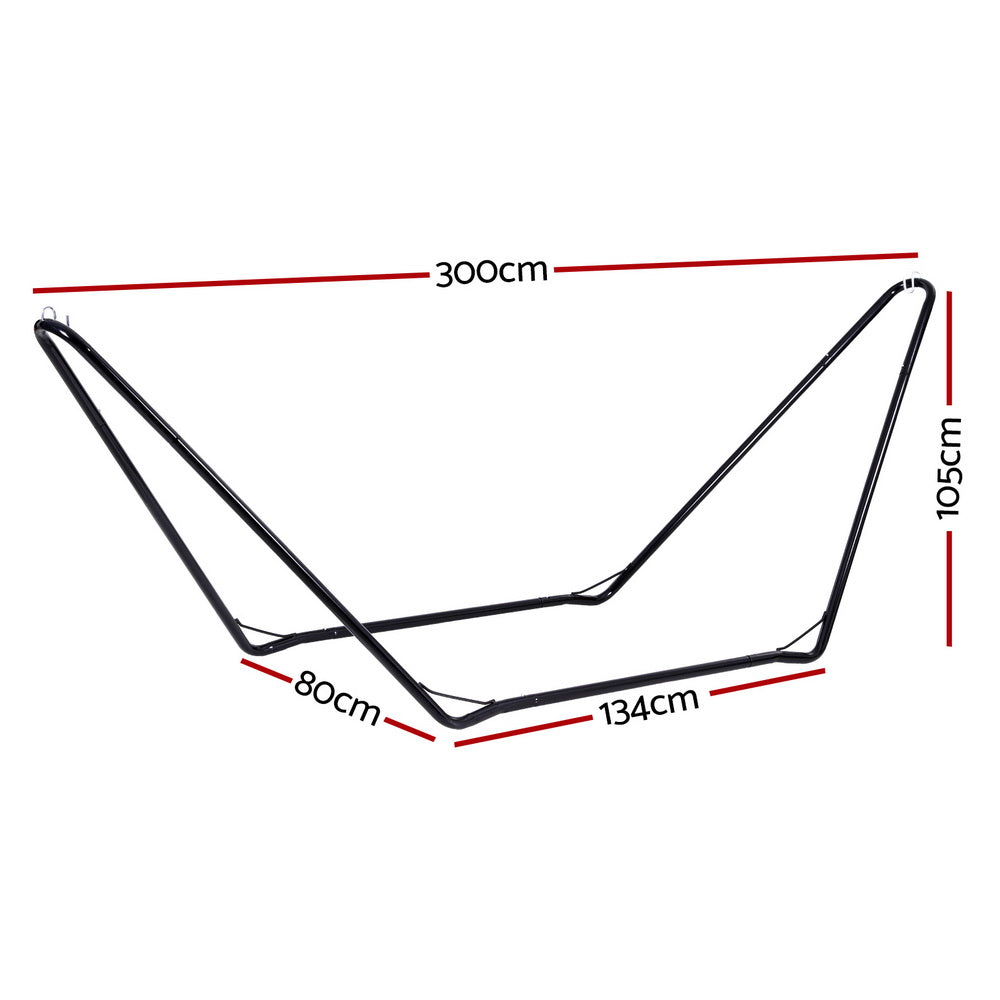 Gardeon Hammock Bed Stand Steel Frame Outdoor Garden