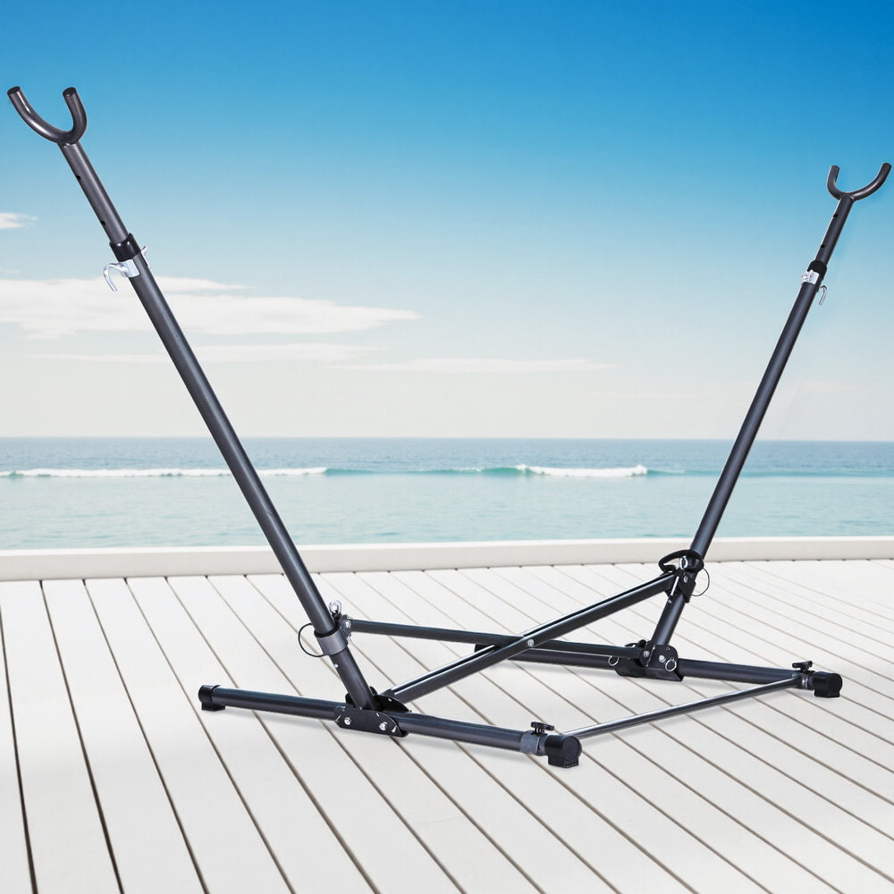 Gardeon Hammock Bed Stand Steel Frame Outdoor Indoor