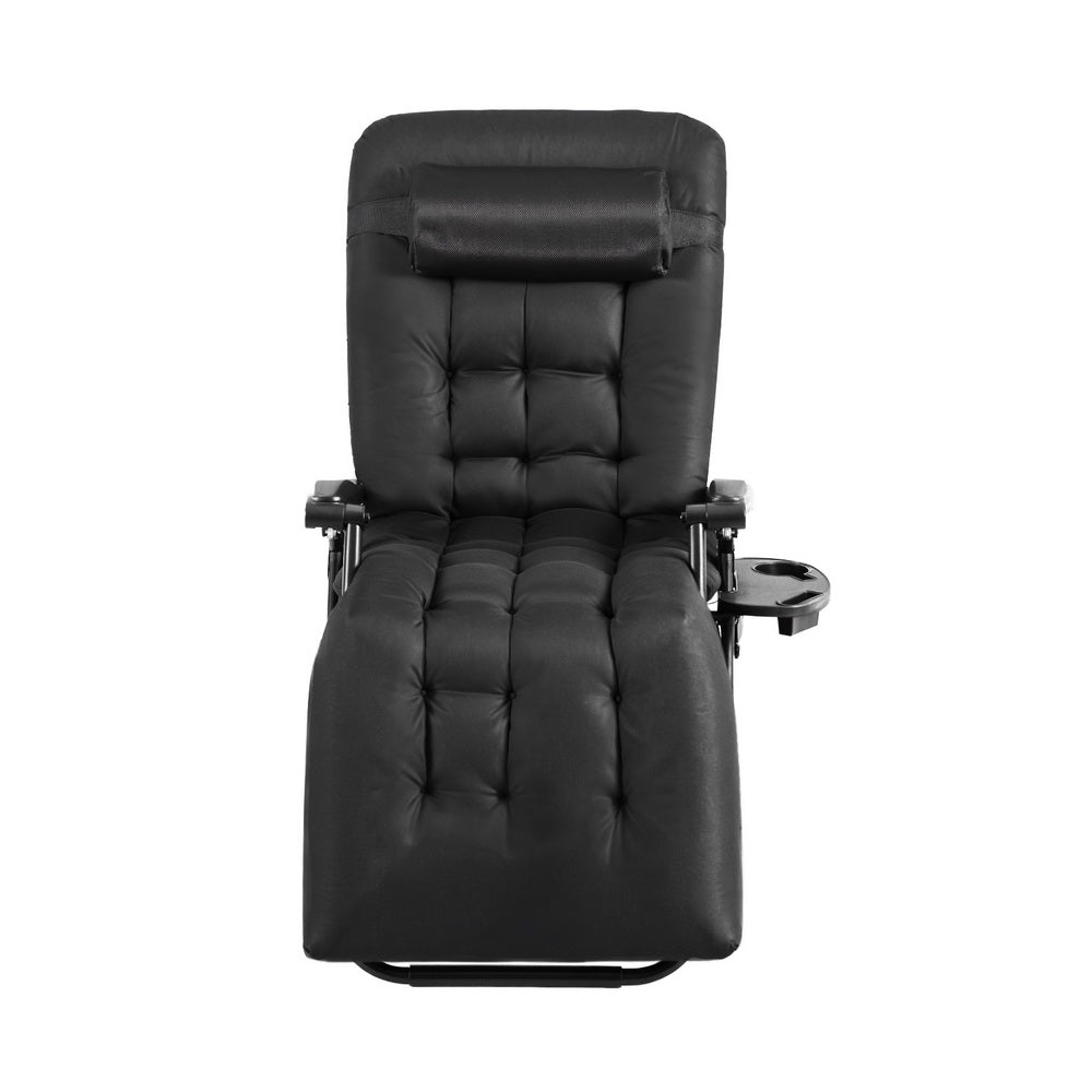 Gardeon Sun Lounge Lounger Folding Camping Zero Gravity Chair Outdoor Furniture