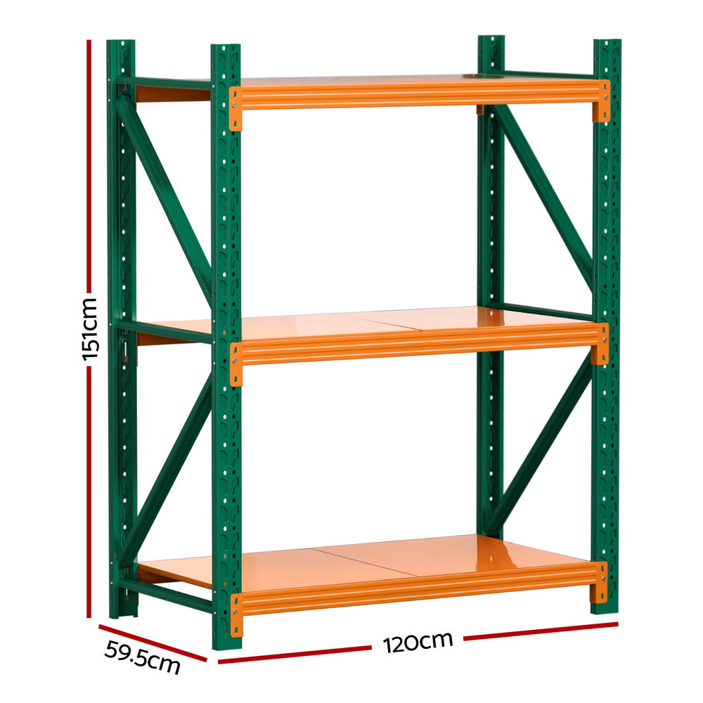 Giantz 1.2Mx1.5M Garage Shelving Warehouse Rack