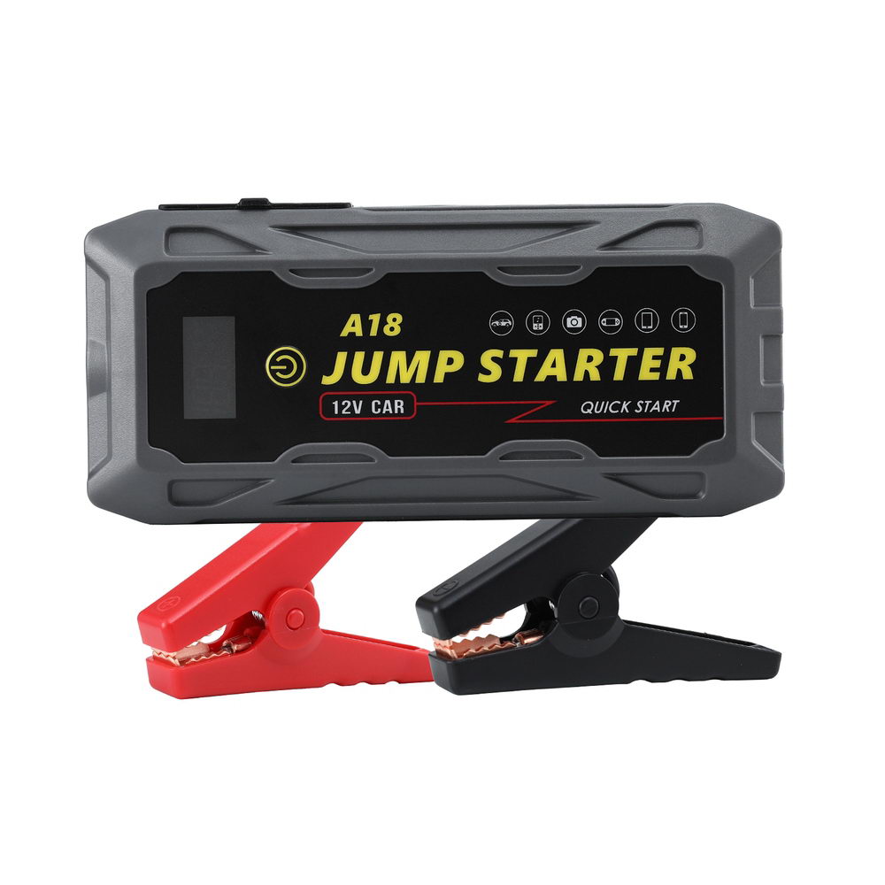 Giantz 2000A Portable Car Jump Starter 12V Lithium Battery Booster Pack Power Bank & Jumper Cables
