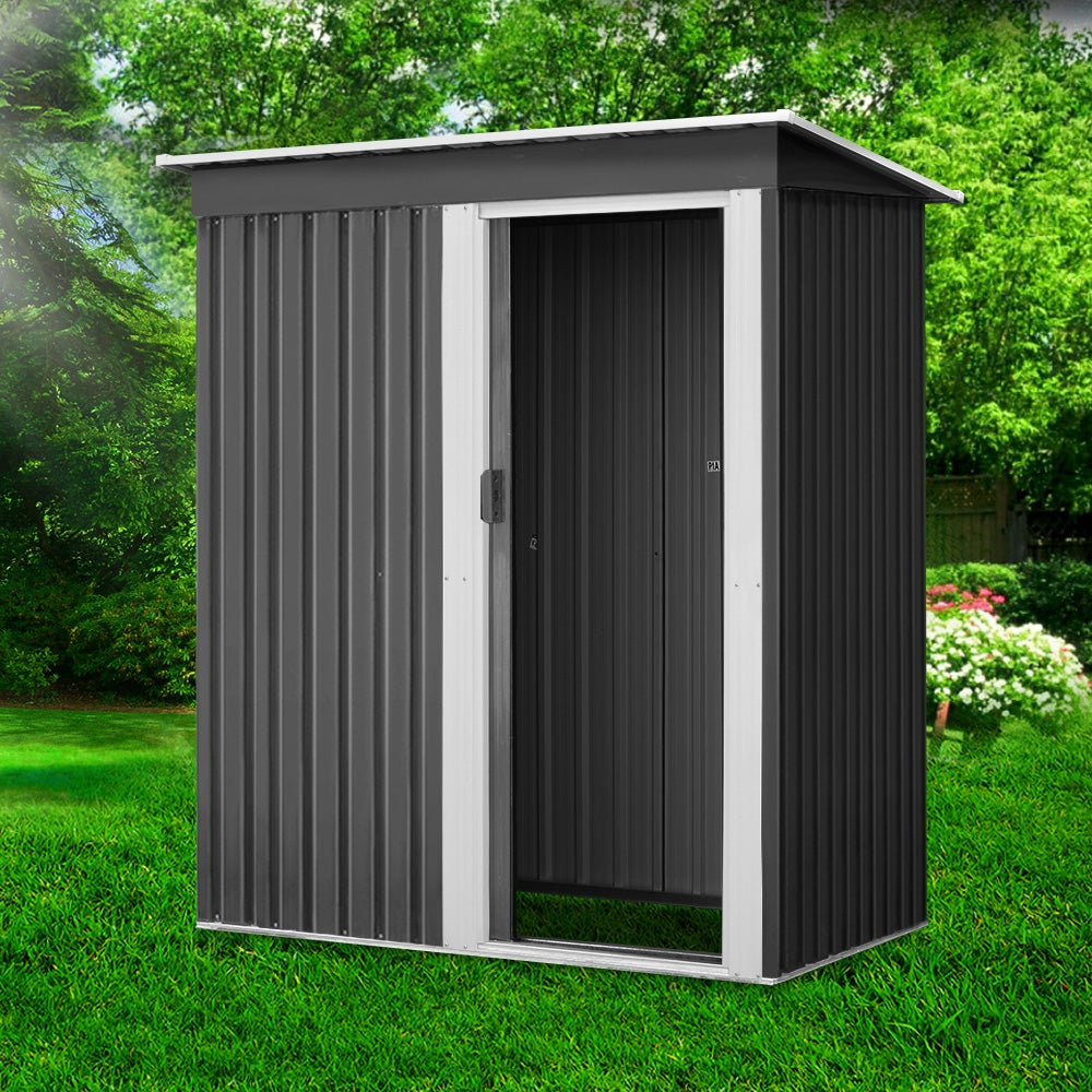 Giantz Garden Shed 1.62x0.86M Sheds Outdoor Storage Tool Workshop House Shelter Sliding Door