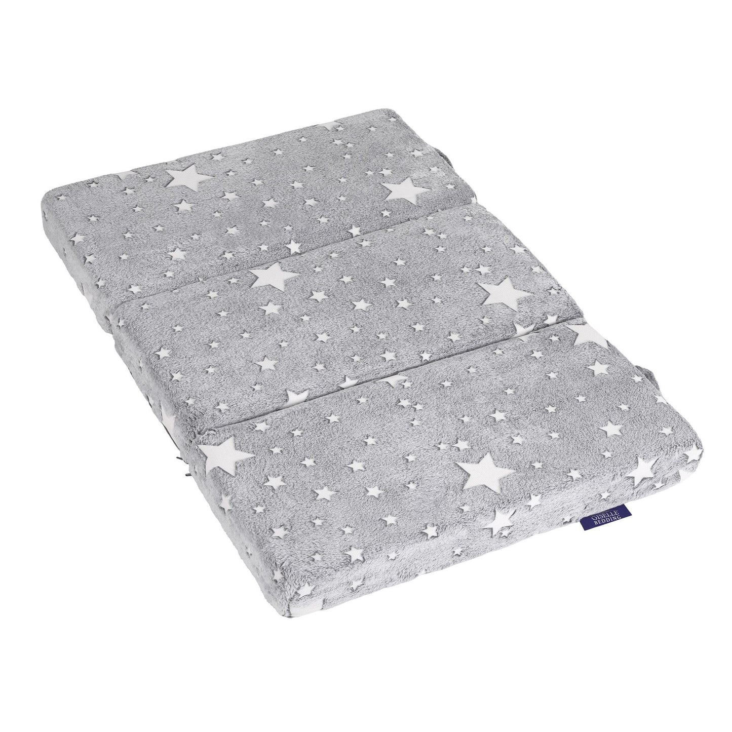Giselle Bedding Foldable Cot Mattress for Travel Cot, Glow-in-Dark Cover
