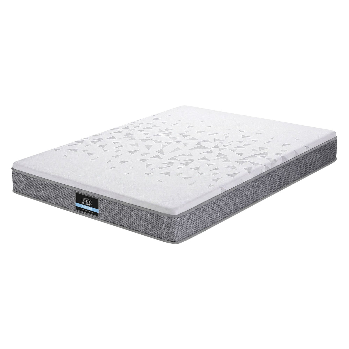 Giselle Bedding Queen Mattress 23cm Pocket Spring Mattress with Adjustable Firmness Reversible Foam Layer for Medium Firm & Firm Support Motion Isolation Bedroom Bed