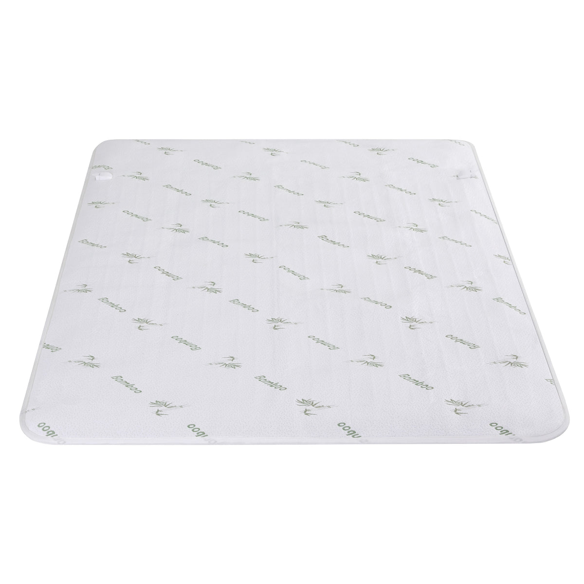 Giselle Electric Blanket Bamboo Fabric Queen Fitted Heated Pad Underlay Washable Winter