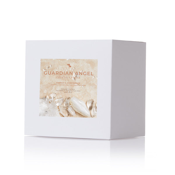 Guardian Angel Crystal Candle - Extra Large