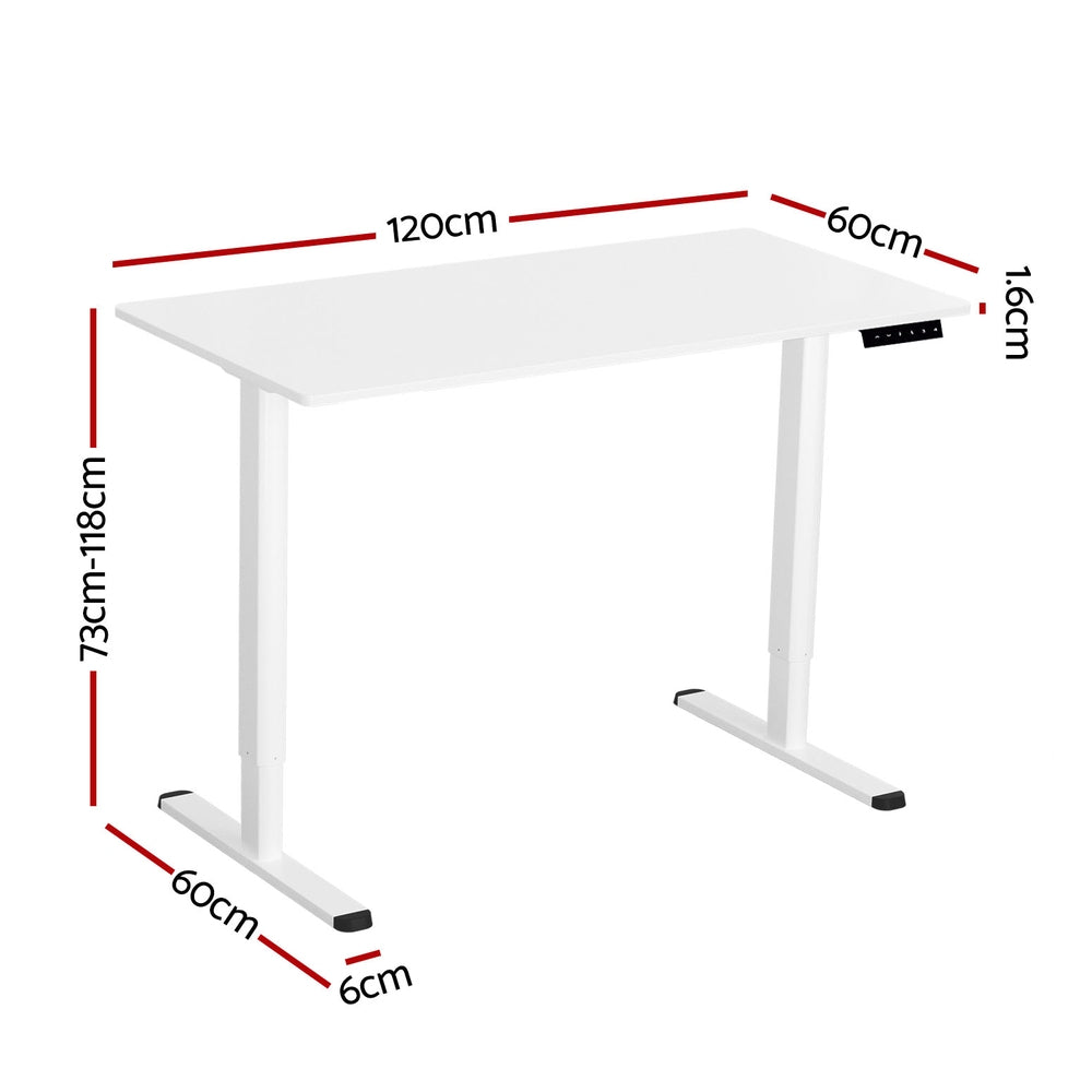 Artiss Electric Standing Desk Sit Stand Desks 120CM