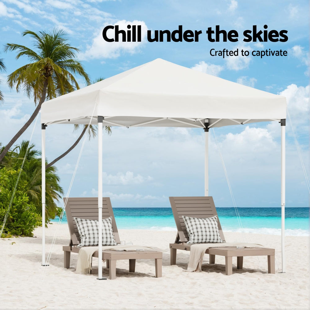 Instahut Gazebo 2x2m Outdoor Patio Garden Marquee Shade White