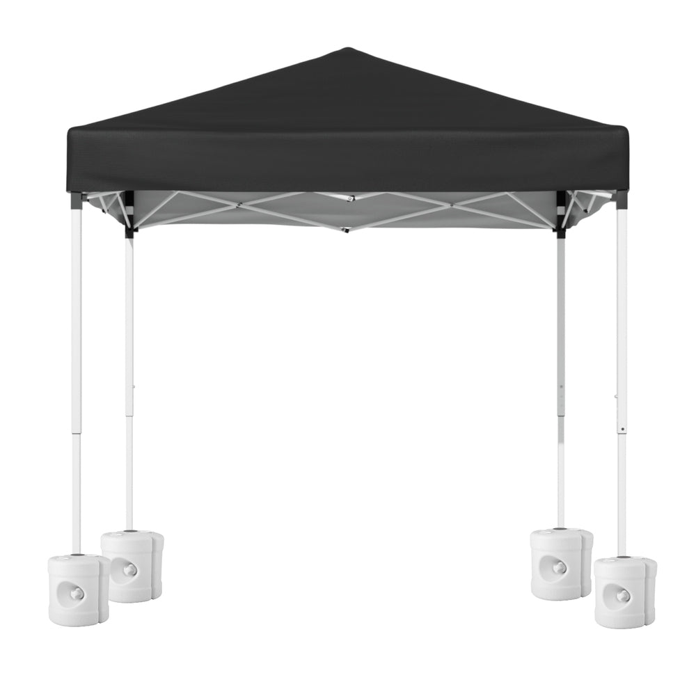 Instahut Gazebo 2x2m Outdoor Patio Garden Marquee Shade w/ Base Pods Black