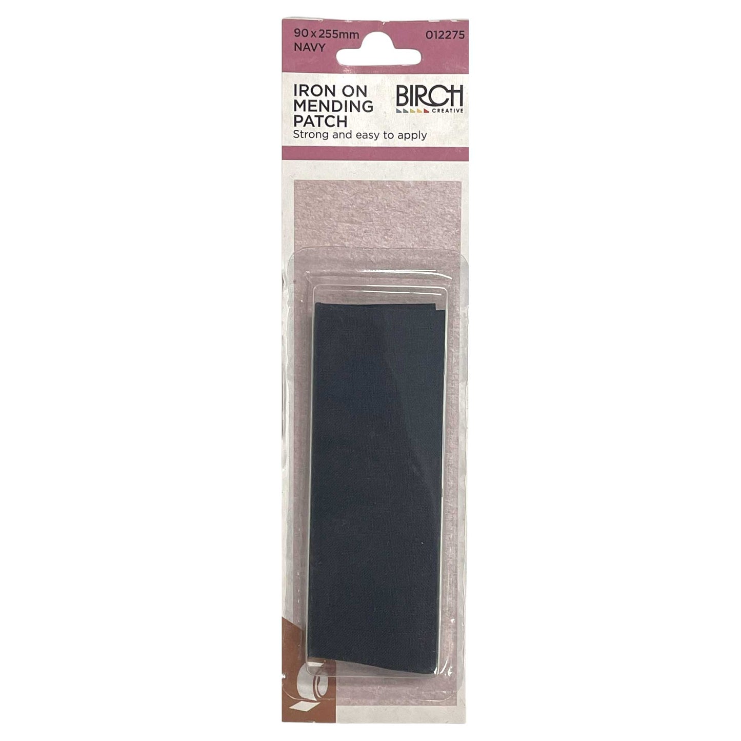 Iron On Mending Patch 90x255mm Cotton Clothes Repair Patches All Colours Birch