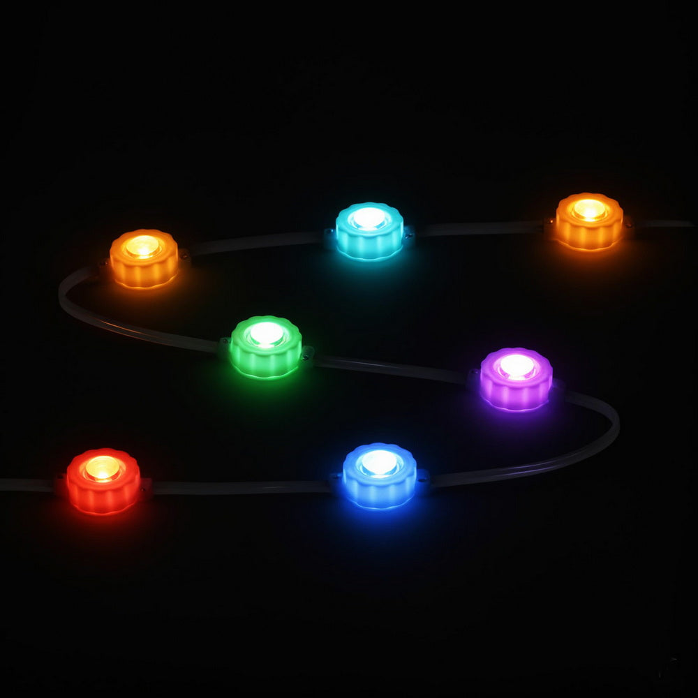 Jingle Jollys 15M Christmas Lights Permanent String Eaves Light 36 LED Decoration