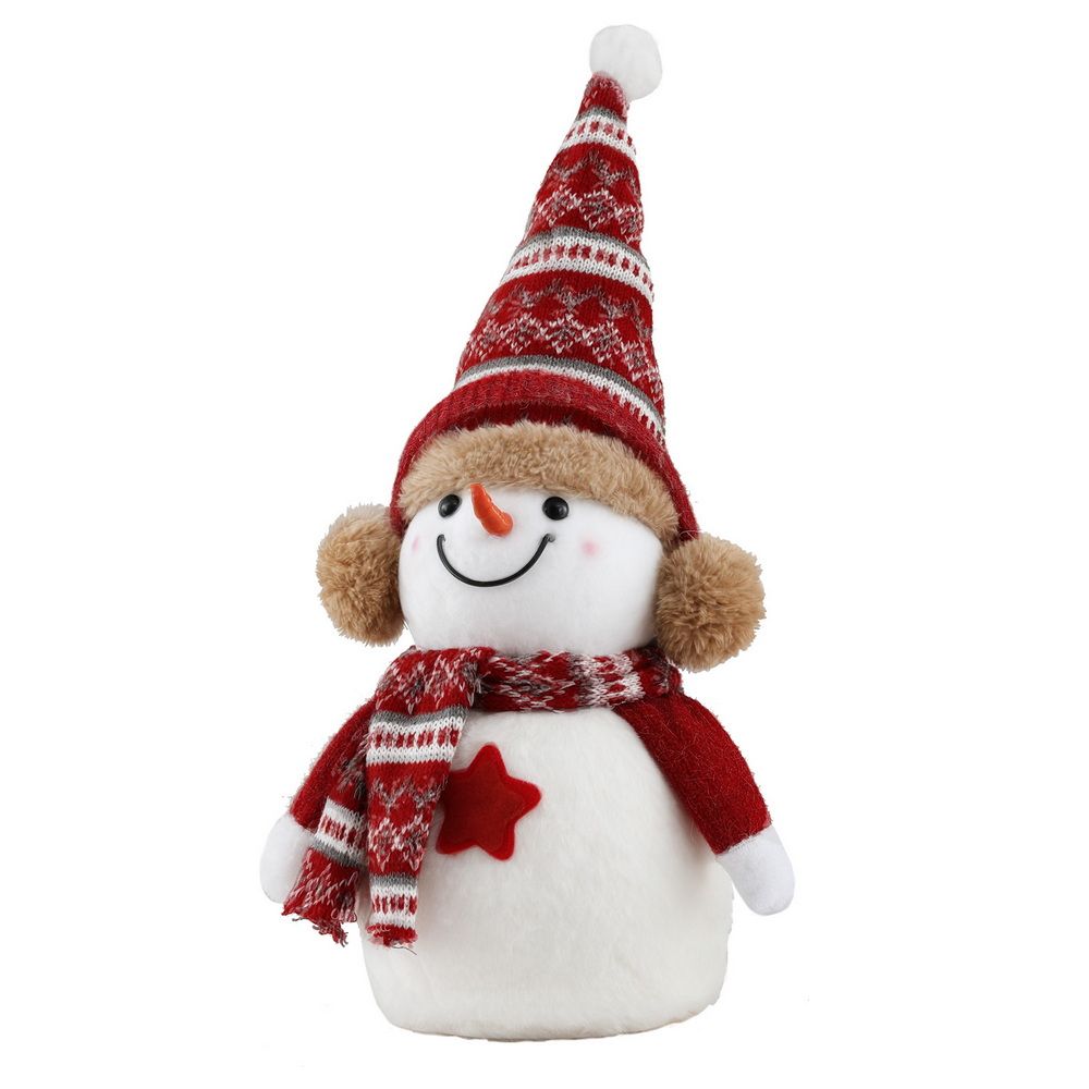 Jingle Jollys Christmas Snowman Handicraft Ornaments Party Decorations 35cm