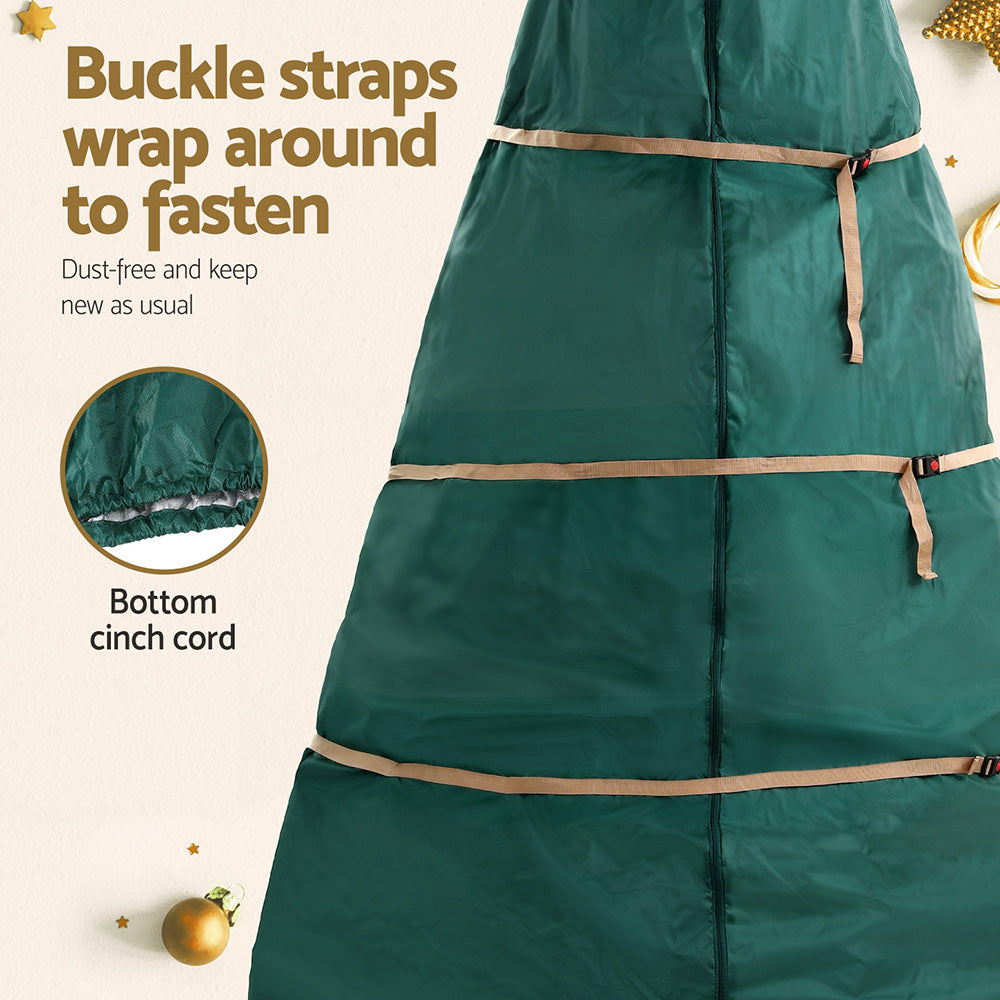 Jingle Jollys Christmas Tree Storage Bag Fits Up to 9ft Tree Xmas Bag Green