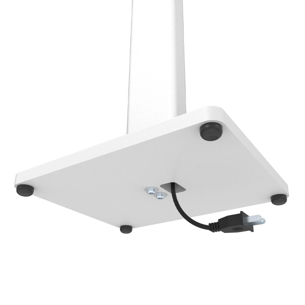 Kanto ST34W 34" Universal Bookshelf Speaker Floor Stand - White, Pair