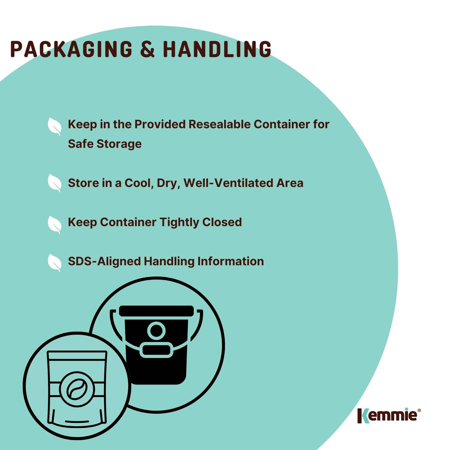 Kemmie 5Kg Boric Acid Powder 99.9% Pure - Soluble Orthoboric Acid H3BO3