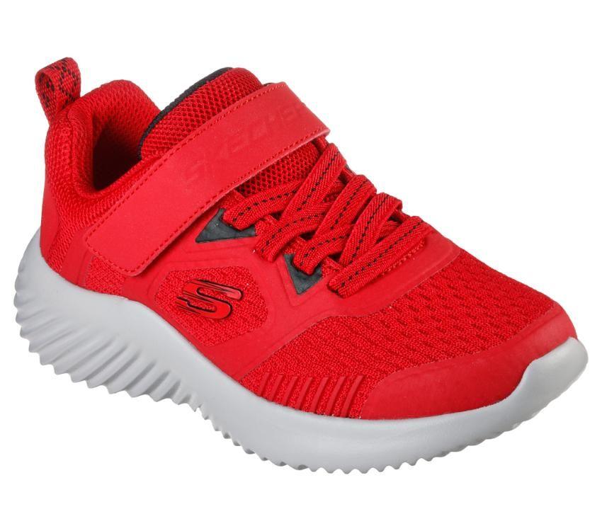 Kids Skechers Bounder Voltvor Red/Black Boys Sneakers