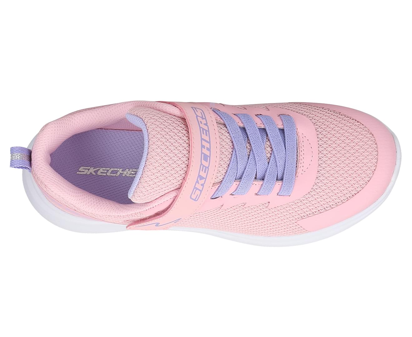Kids Skechers Selectors - Jammin' Jogger Light Pink Comfy Running Shoe