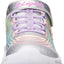 Kids Skechers Twisty Brights - Mystical Bliss Silver/Multi Comfy Running Shoe